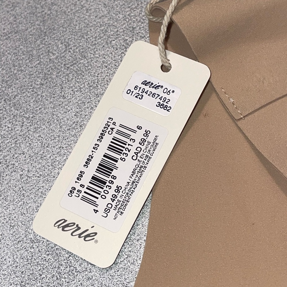 NEW Aerie Smoothiez Tan One-Piece Bodysuit (Multiple Sizes, $49.95) - Picture 3 of 12